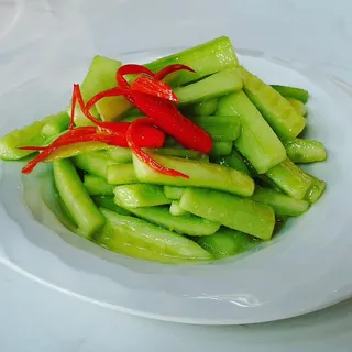 Wasabi Cucumber Salad Plate