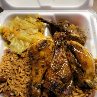 Regular size jerk chicken