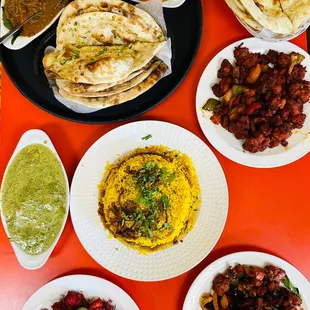An assortment of yummy dishes