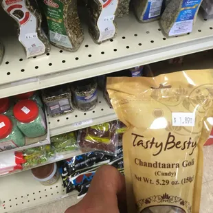 I guess this candy just tasty besty. Why, gee -- it says so right on the package!