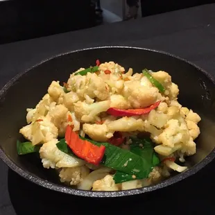 Sautéed Cauliflower With Spicy Sauce
