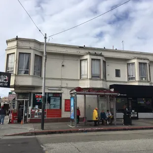 outside