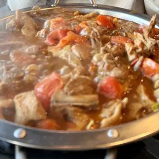 Chicken in Tomato Soup Hot Pot