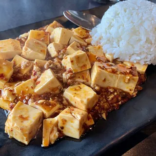 Ma-Po Tofu with Ground Pork Lunch Special