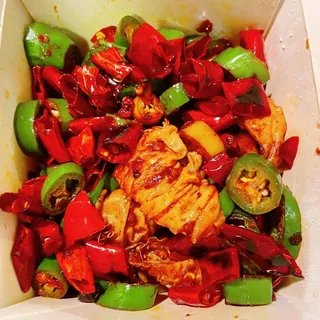 33. Pork Intestine with Fresh Pepper