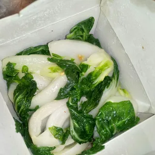 V8. Stir Fried Bok Choy with Garlic