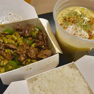 M13. Chicken Gizzards with Pickled Beans