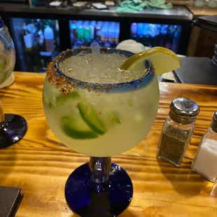 My favorite jalapeño cucumber margarita‍