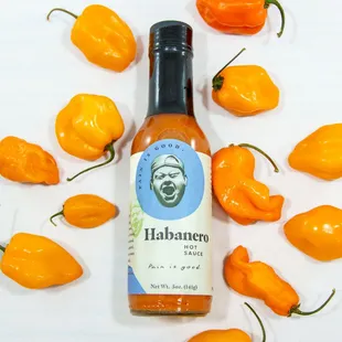 Habanero Table Hot Sauce is designed for use on everything that needs an extra kick.