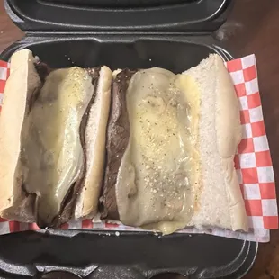 Sandwich with the "extra mushroom" that I paid for.