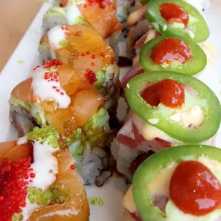 Flaming Salmon Roll*