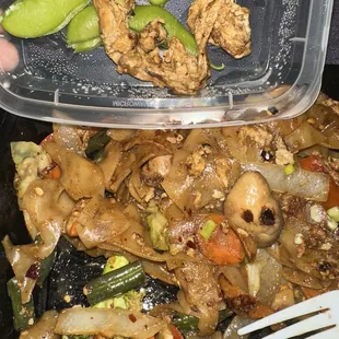 Never gotten egg in the past on my Veggie Pad See Ew, not in 15 times I have ordered have I ever once gotten egg on my veggie Pad See Ew.