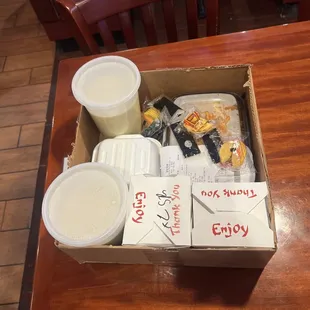 To go food