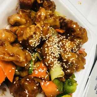 Sesame chicken
