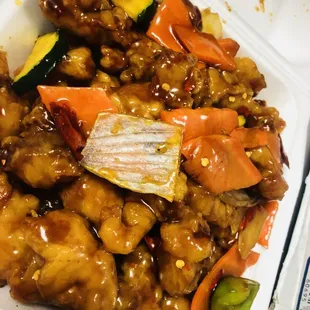 Orange chicken