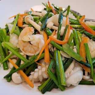 House special sauteed veg w/seafood