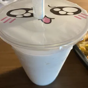 Lychee bubble tea