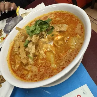 Delicious warm , rich Khao soi