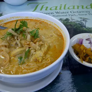 Northern Thai Egg Noodles