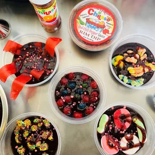 Try our very own Chamoy called Chilaso RIm Dip!! out of this world and when dipped in candy absolutely delicious!