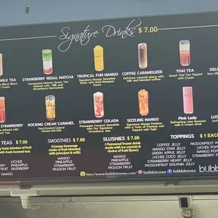 Drink Menu