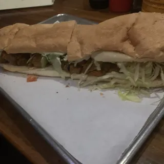 Fried Mushroom Po Boy