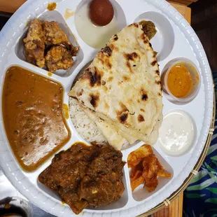 Mutton thali