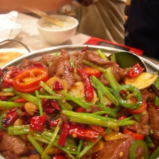 Beef in Dried Pot