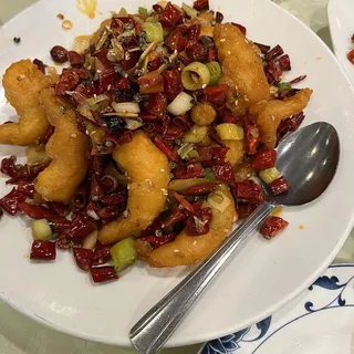 Fried Shrimp with Hot Pepper