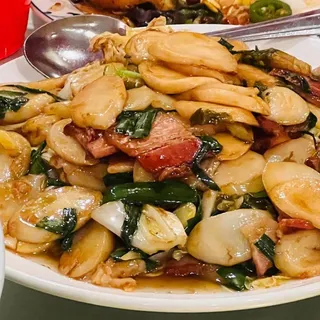 Fried Curd Pork with Dry Bamboo