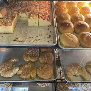 a variety of baked goods