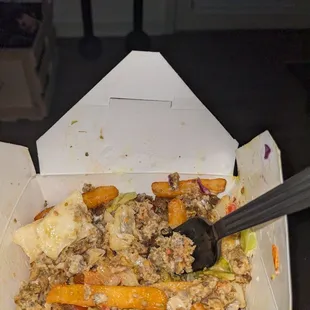 Lamb over fries