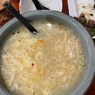 Minced Chicken Corn Soup