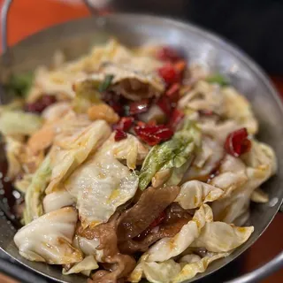 Cabbage with Thin Side Pork