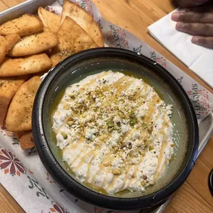 Feta dip- a MUST EAT EVERY. TIME.
