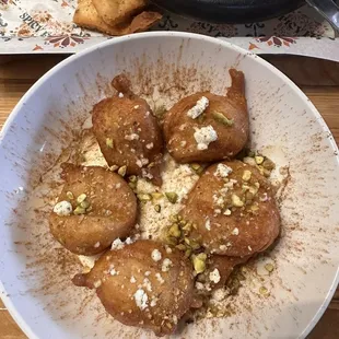 Feta Mousse fried dough balls- DELICIOUS