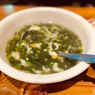 Mustard Green Tofu Soup