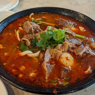 Spicy Beef Noodle Soup