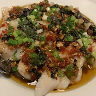 Fish Fillet with Chopped Chili