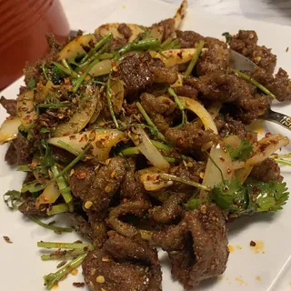 Sauteed Lamb with Cumin