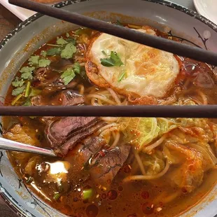 Spicy Beef Noodle Soup