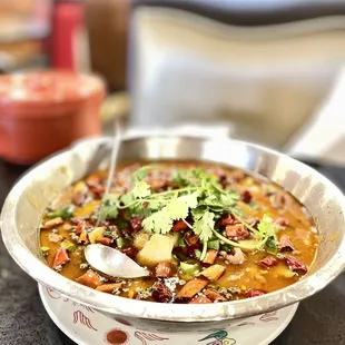 Boiled Beef and Fish with Chili Sauce