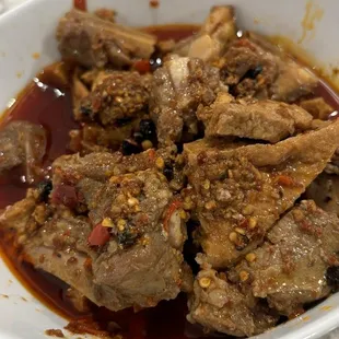 E12. Steamed Pork Spareribs with Spicy Black Bean SauceE