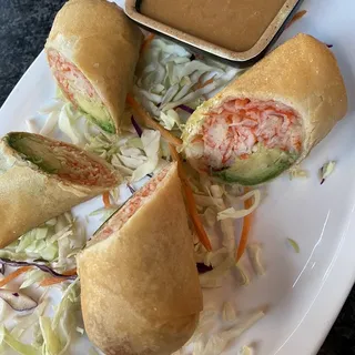 Crab Avocado Spring Rolls