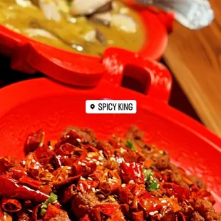 explosive chicken and pickle fish
