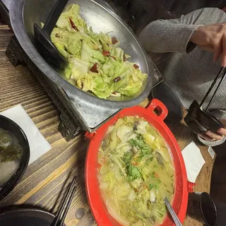 Fish Boiled in Szechuan Pickled Mustard Broth