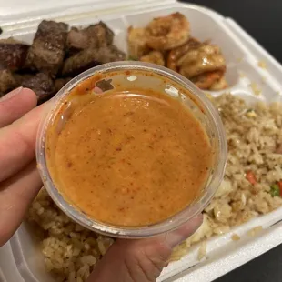 Spicy Mayo, 1 per plate so recommend to order more