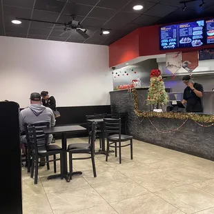 Order at the counter