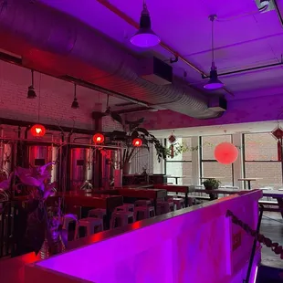 Bar area
