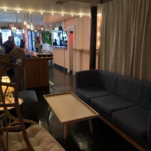 Nice little lounge area.